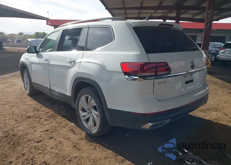 2021 Volkswagen Atlas 3.6L V6 Se W/Technology from USA, damaged, VIN 1V2WR2CA2MC544907